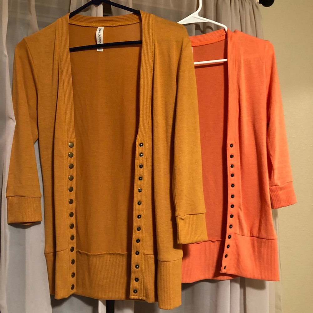 Zenana Outfitters cropped sleeve cardigan BUNDLE - Picture 1 of 1